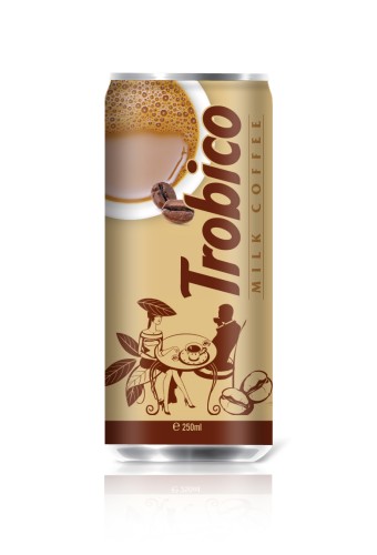 Milk Coffee Drink 250ml Canned Best Flavor Trobico Brand